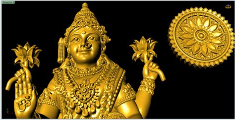 Lakshmi Mata 3d Print Model 1