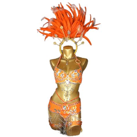 Customized Sexy Samba Rio Carnival Suit Women Luxury Belly Dance