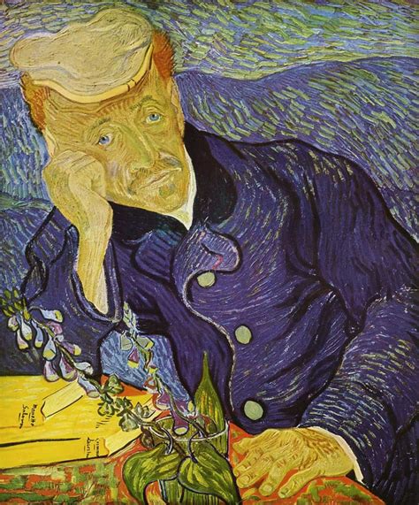 Vincent Van Gogh Portrait Of Doctor Gachet Vincent Van Gogh