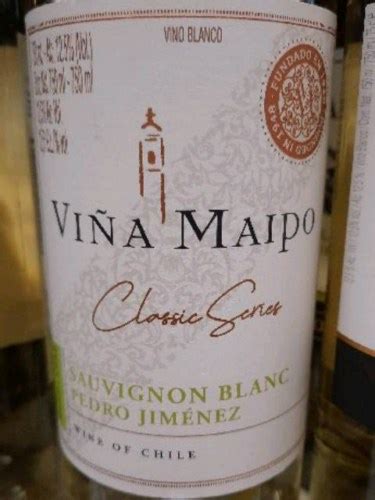 Viña Maipo Classic Series Sauvignon Blanc Pedro Jimenez Vivino US