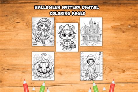 Halloween Coloring Pages Graphic By BElux Business Brand Creative Fabrica