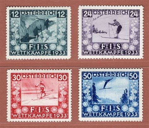 Austria 1933 FIS I Complete Mint Never Hinged 1st Catawiki