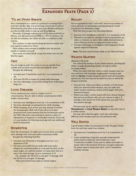 DnD Feats and Rules: Enhance Your Dungeons and Dragons Adventure