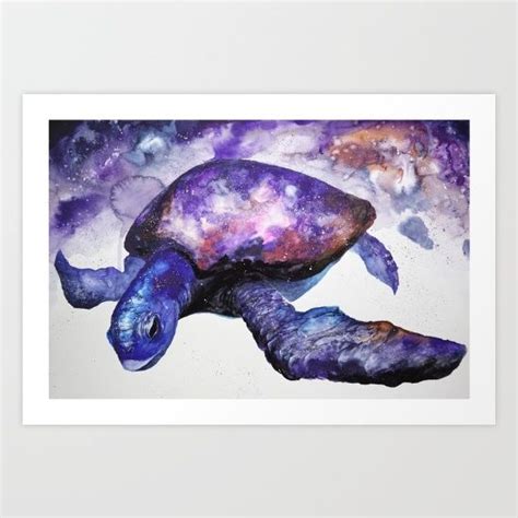 Galaxy Milky Way Turtle Melancholy Dreamy Dreamlike Purple