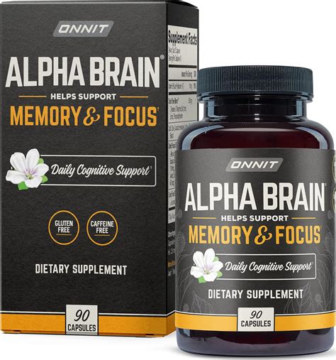 Onnit Alpha Brain Premium Nootropic Brain Supplement For Focus