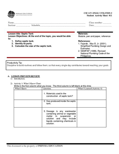 SOLUTION Septic Tank Definition Parts Size Calculation Studypool