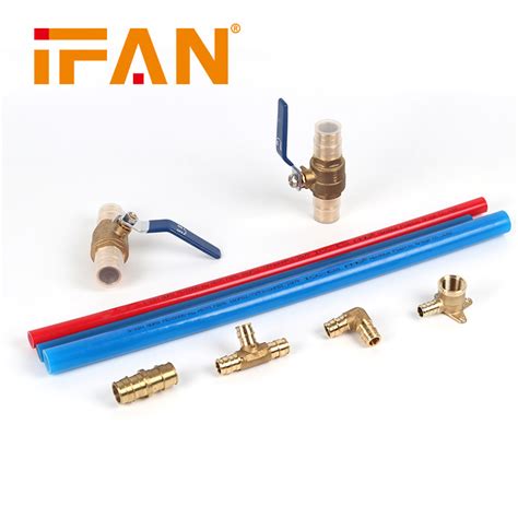 Ifan Oem Full Sizes Pex Al Pex Fittings Threaded Elbow Mm Tee