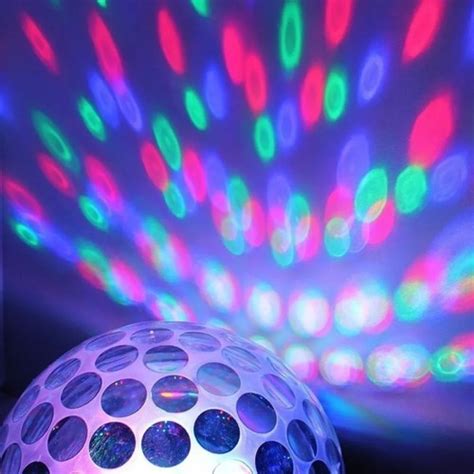 Globo De Luz Led Giratorio Dj Mp3 Festa Balada Bluetooth Usb