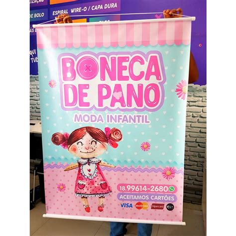 Banner 60x90 Em Lona Personalizado Shopee Brasil