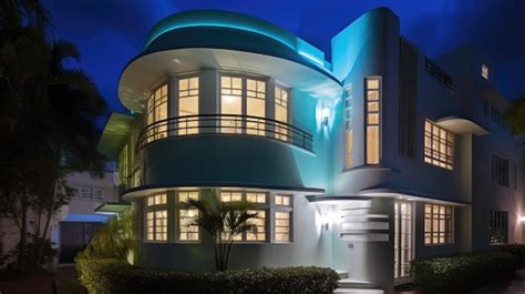 Dise O De Arquitectura Del Hogar En Estilo Art Deco Con Entrada