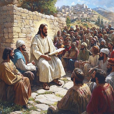 jesus teaching disciples pictures