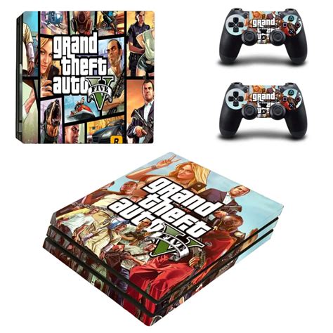 Grand Theft Auto V Gta 5 Ps4 Pro Skin Sticker