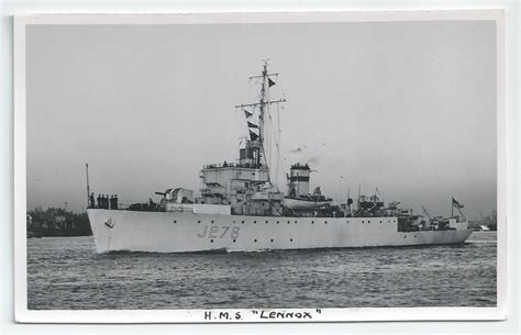 Royal Navy Algerine Class Minesweeper Postcards