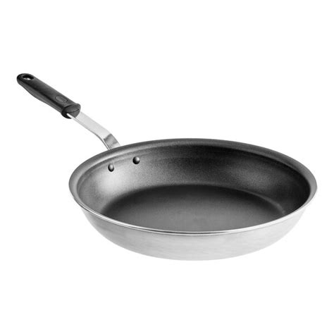 Vollrath Wear Ever 14 Aluminum Non Stick Fry Pan With Steelcoat X3 Coating And Black Silicone