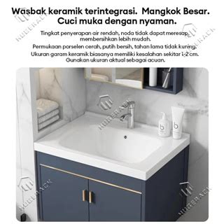 Jual Lemari Kamar Mandi Aluminium Ruang Minimalis Modern Wastafel