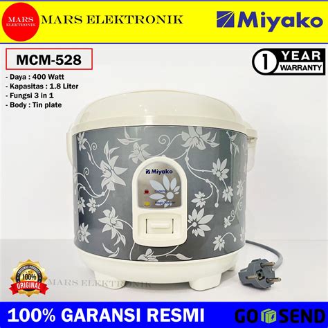 Jual RICE COOKER MIYAKO MCM 528 1 8 LITER MAGIC MIYAKO 3 IN 1