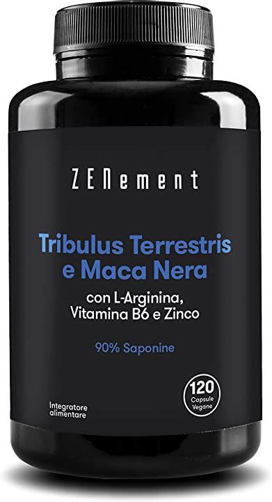 Zenement Tribulus Terrestris E Maca Nera Con L Arginina Vitamina B6 E