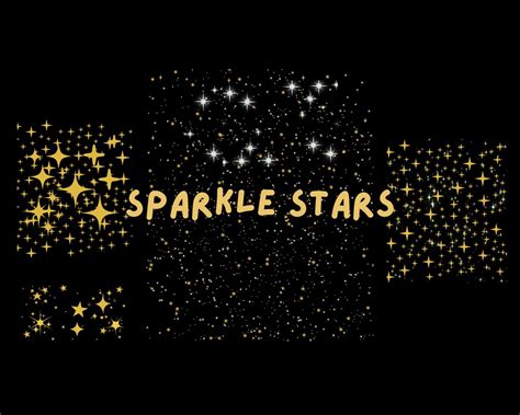 Sparkle Star, Sparkle Png, Sparkle Clipart, Sparkle Bundle, Stars ...