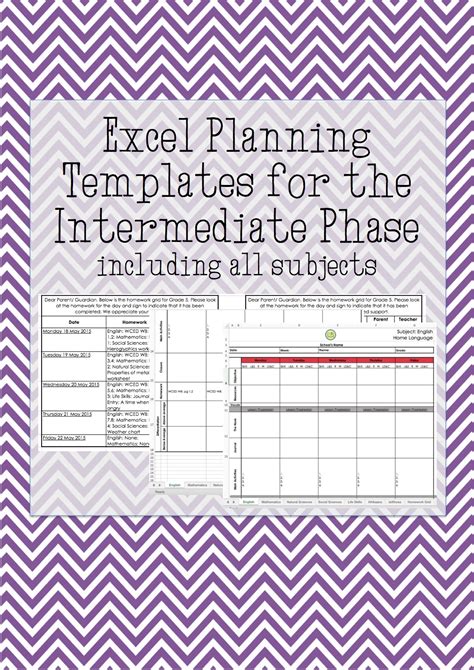 Excel Lesson Planning Template Teacha