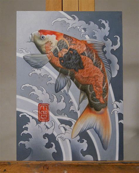 Irezumi Culture Tattoo On Instagram Koi Fish Kintaro Art Design