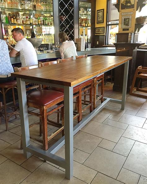 Ace Pub Table Legs Domestic Blonde Kitchen Island