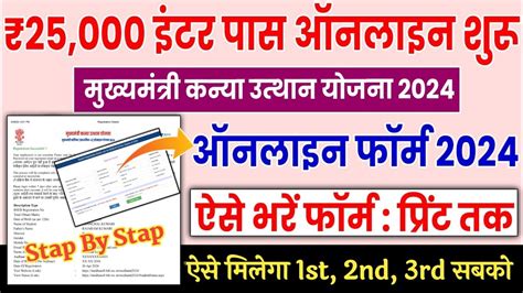 Bihar Inter Pass 25000 Scholarship 2024 Online Apply Kaise Kare Bihar