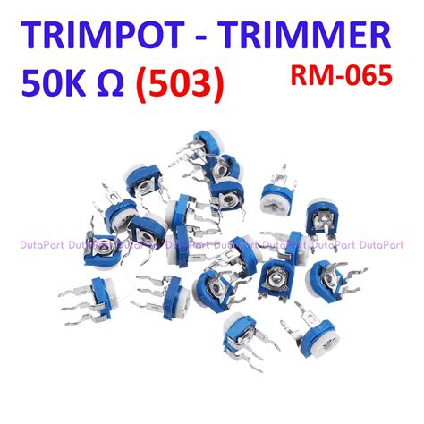 Jual K Ohm Trimpot Trimmer Rm Rm Vr Variable Resistor