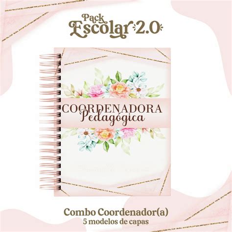 Arquivo De Corte Planner Coordenador Pedagogico Pdf Png 4528 Elo7