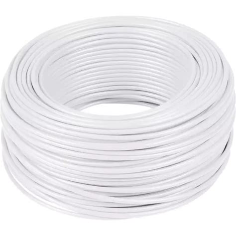 Fio Cabo Flexível 25mm Branco Corfio Metro Tem De Tudo