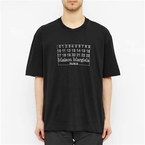 Maison Margiela 10 Numeric Logo T-Shirt 'Black' | MRSORTED