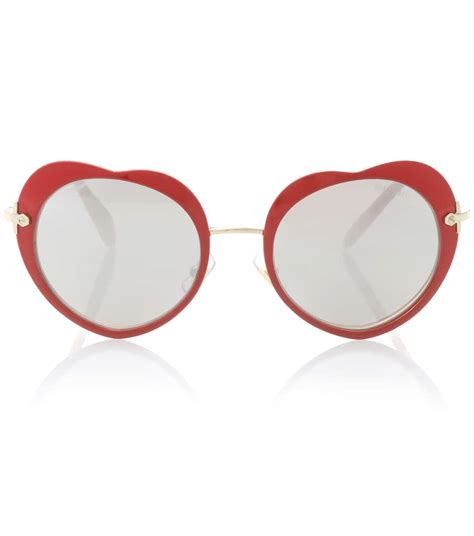 Heart Sunglasses Miu Miu