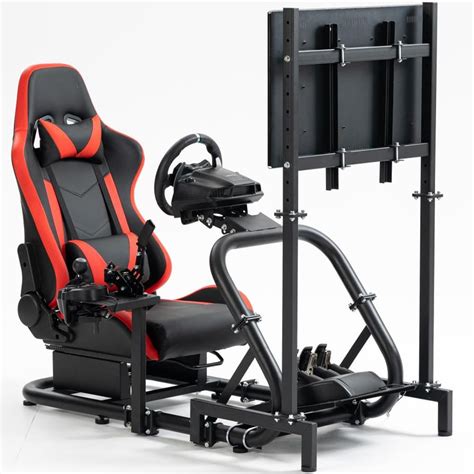 Amazon Gazzyt Racing Simulator Cockpit Red Playseat Stand With