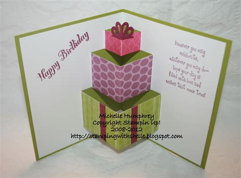 Stamping with Shelle: Pop Up Birthday Card