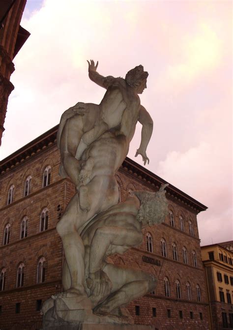 Il Ratto Delle Sabine Del Giambologna Firenze Opera Greek Statue