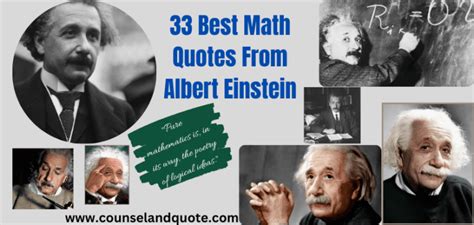 33 Best Math Quotes From Albert Einstein