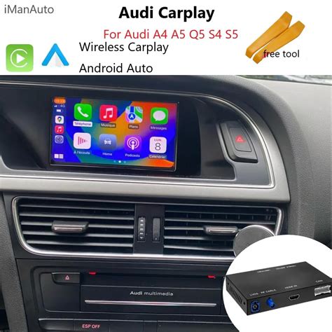 Bezprzewodowy Modu Apple Carplay Dla Audi A4 B8 A5 Q5 2010 2015 Android