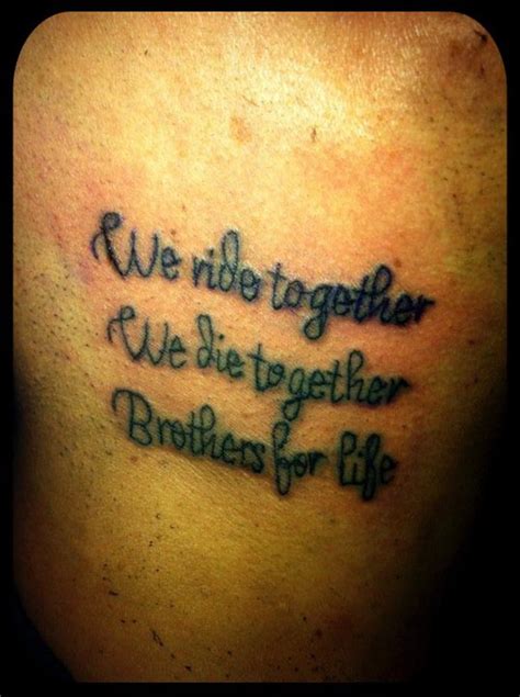 Ride Or Die Quotes Tattoos. QuotesGram