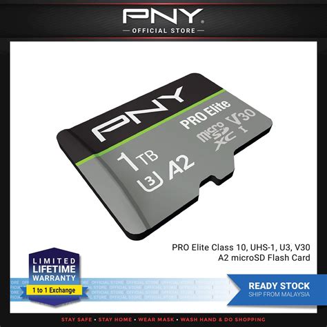 Pny Pro Elite Class U V Microsd Gb Gb