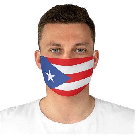 Puerto Rico Rican Flag Inspired Cloth Face Mask Adult Unisex | Etsy