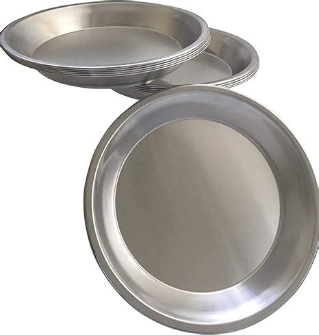 Plato De Aluminio De Metal De Pulgadas Juego De Amazon Mx