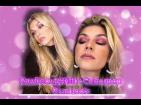 RAWBEAUTYKRISTI X COLOURPOP AT FOREST SIGHT Plum Makeup Look Tutorial