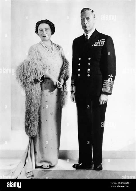 King george vi queen elizabeth royalty historical hi-res stock ...