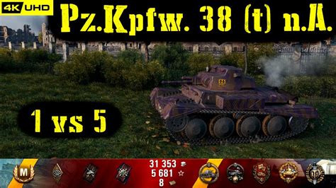 World Of Tanks Pz Kpfw 38 T N A Replay 7 Kills 1 3k Dmg Patch 1 6