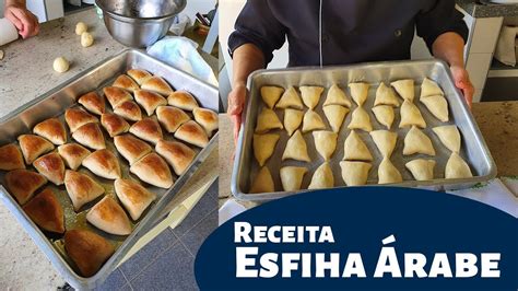 Receita Esfiha Rabe Youtube