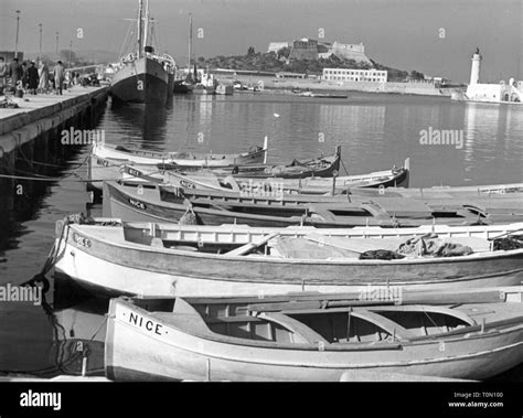 Geography Travel France Antibes Harbour Port Vauban View Fort