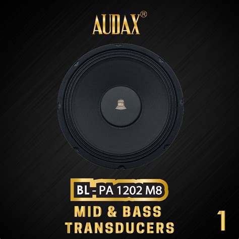 Jual Audax Speaker Pasif 12 Bell BL PA 1202 M8 Mid Bass Transducer