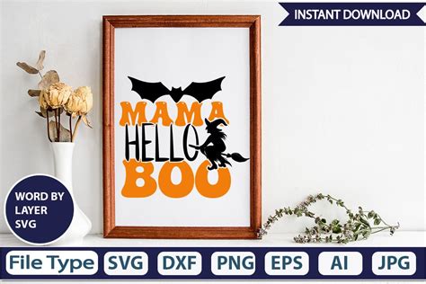 Mama Is My Boo SVG Cut File Graphic By GraphicPicker Creative Fabrica