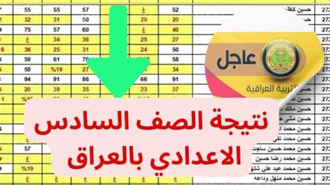 عبر موقع نجاح Najahiq استعلام نتائج السادس الإعدادي دور أول 2024