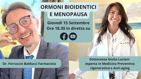 Menopausa E Ormoni Bioidentici Youtube