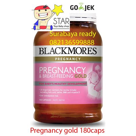 Jual Blackmores Pregnancy And Breastfeeding Gold 180 Tablet Surabaya